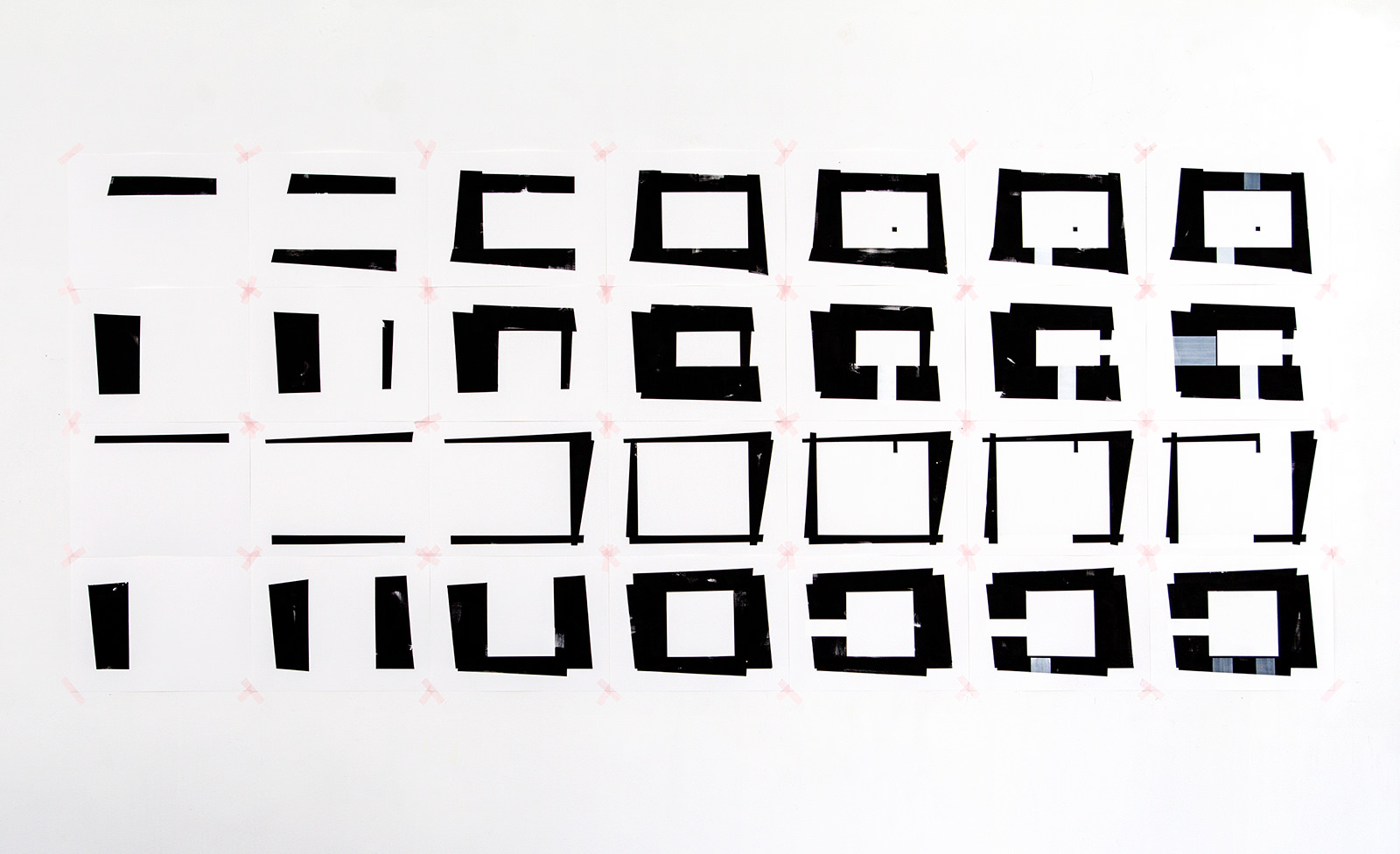 kitchenwall, 2018, drawings for (zu)Taten